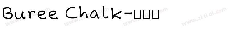 Buree Chalk字体转换